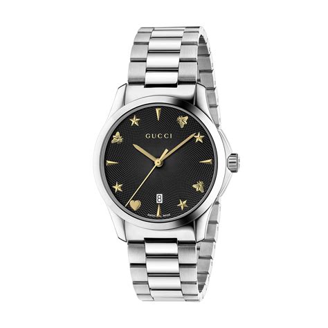 gucci g-frame stainless steel case ladies quartz watch|gucci g timeless watches.